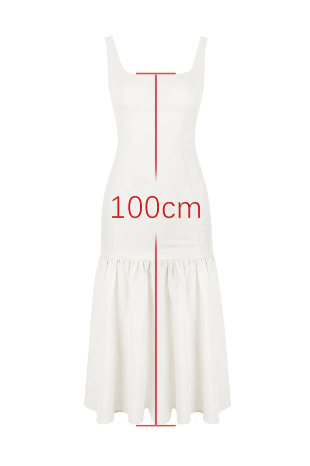 Dropped Amore Waist Midi Dress