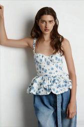Floral Smocked Cami Top