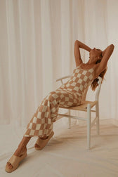 Abstract Print Knit Spaghetti Strap Bodycon Maxi Dress 23