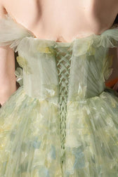 Forest Fairy Tulle Gown Prom Dress