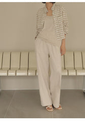 Check Pocket Blouse