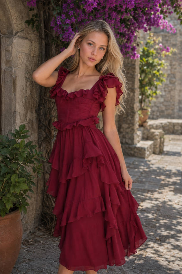 Backless Lace Dress