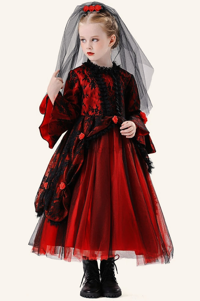 Gothic Ghost Bride Kid Halloween