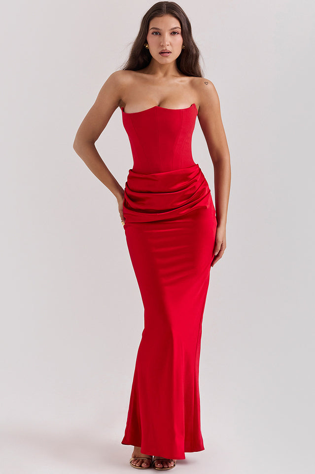 Persephone Off Shoulder Bustier Dress 17