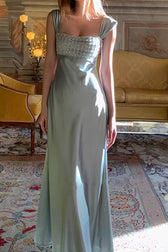 Satin Sequin Dress