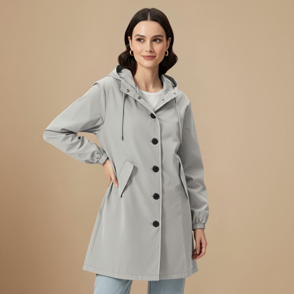 Loose-Fit Hooded Windbreaker