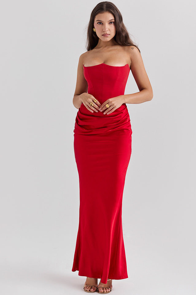 Persephone Off Shoulder Bustier Dress 18