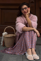 Heavyweight Plush Faux Fur Relaxed Cardigan