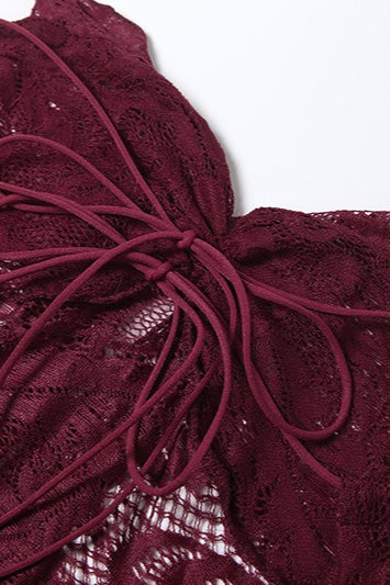 Lace Strapless Party Dress 5