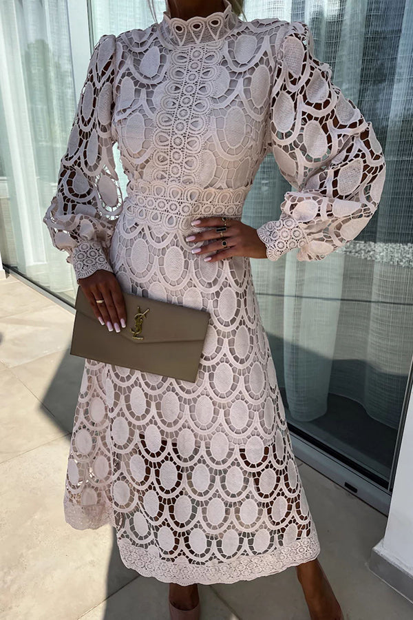 Alba Minimalist Lace Dress Boutique Collection