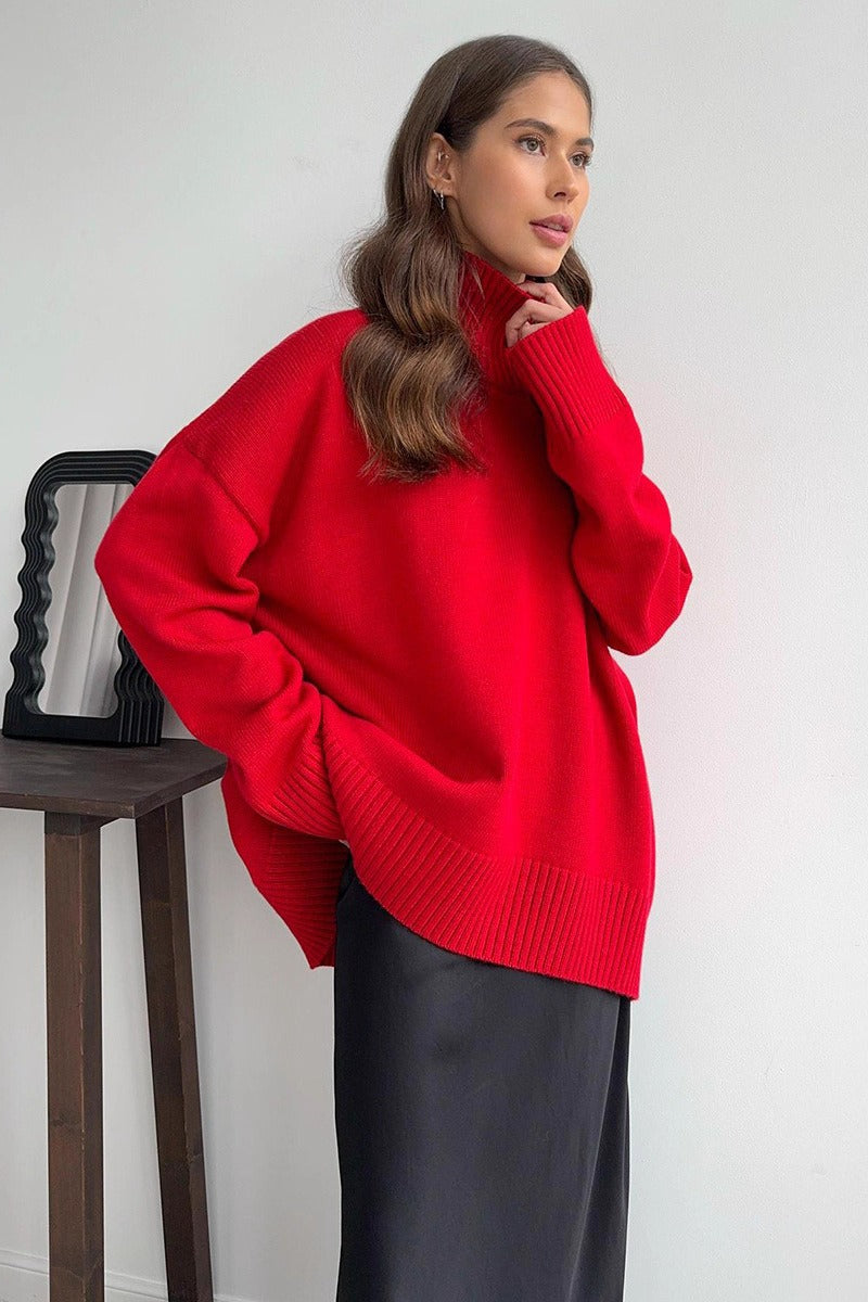 Turtleneck Knit Sweater