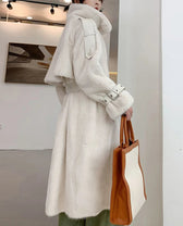 Faux Mink Fur Thick Overcoat
