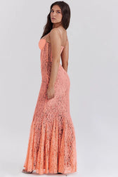 Lace Cami Bodycon Mermaid Sleeveless Lace Dress