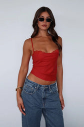 Solid Color Halter Cami Top