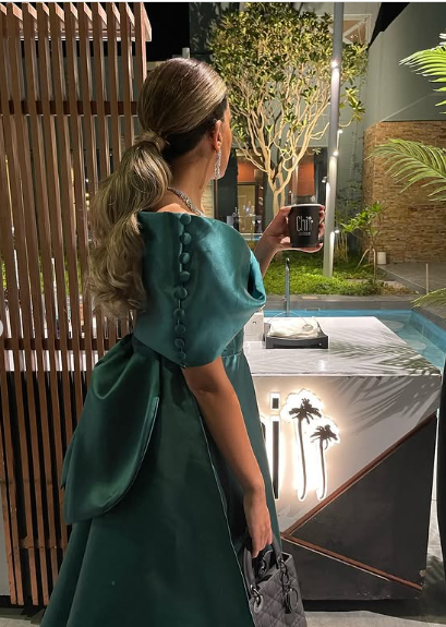 Charming Off The Shoulder Satin Evening Dress cc910