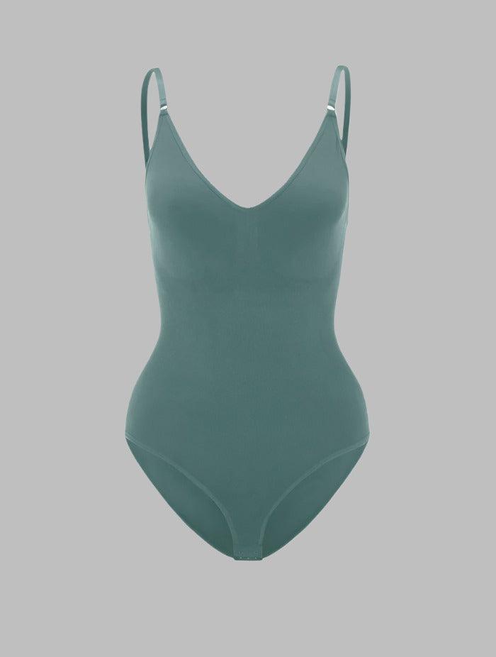 Spaghetti Strap Scoop Neck Shaping Bodysuit