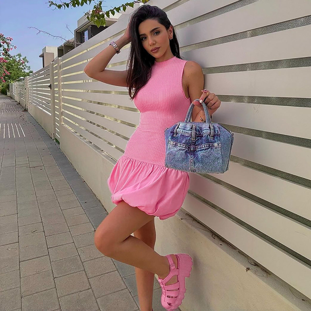 Bliss Mini Dress Pink
