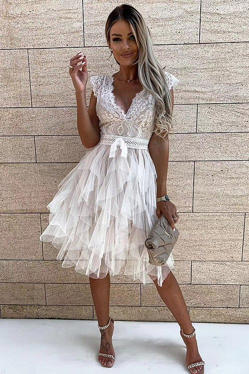 Absolutely Stunning Lace Mini Dress - 3 Colors 3