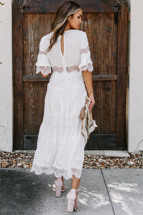 Love And Affection Lace Maxi Dress - 3 Colors - View 4