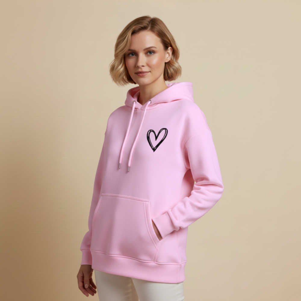 Casual Printed Hoodie Jacket for Women