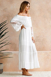 Fairy tale Lace Sleeve Maxi Dress - View 3