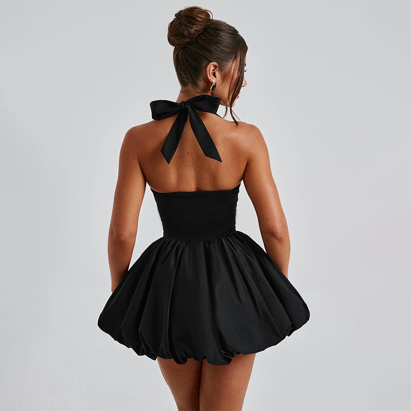 Vettori Mini Dress-Black