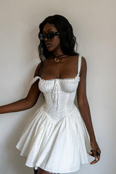 Dream of the Day Tie-Back Lace Mini Dress - View 7