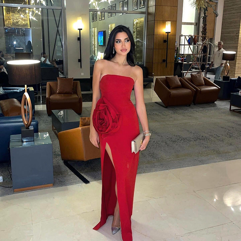 Fleming Maxi Dress - Red