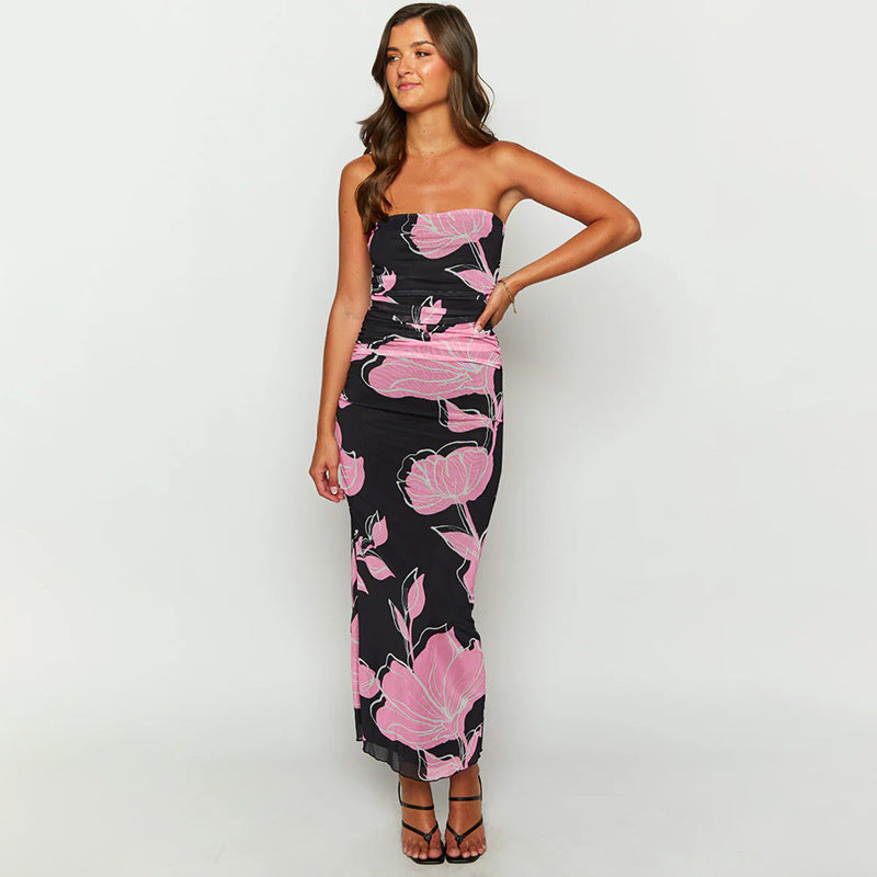 Helberg Maxi Dress - Pink