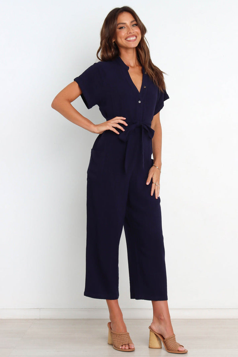 Aria Jumpsuit - Dark Blue