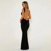 Sweetheart Neck Sleeveless Mermaid Maxi Gown 3