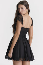 Sent to Charm Lace Mini Dress - 2 Colors - View 4