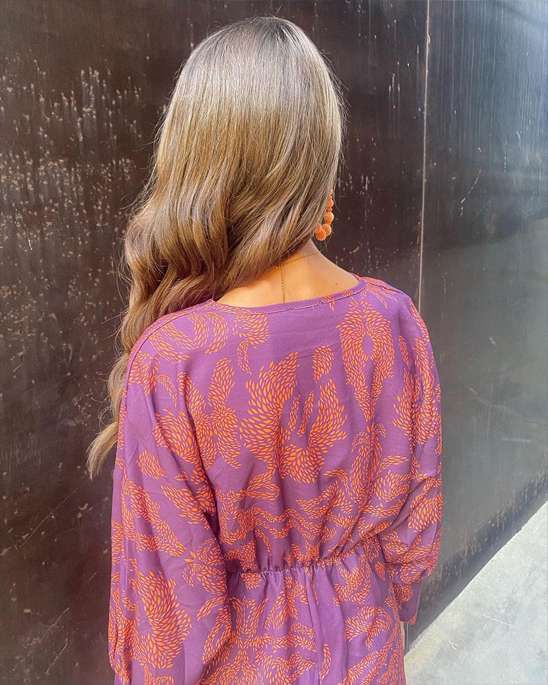 Celeste | Blooming Elegance Midi Dress