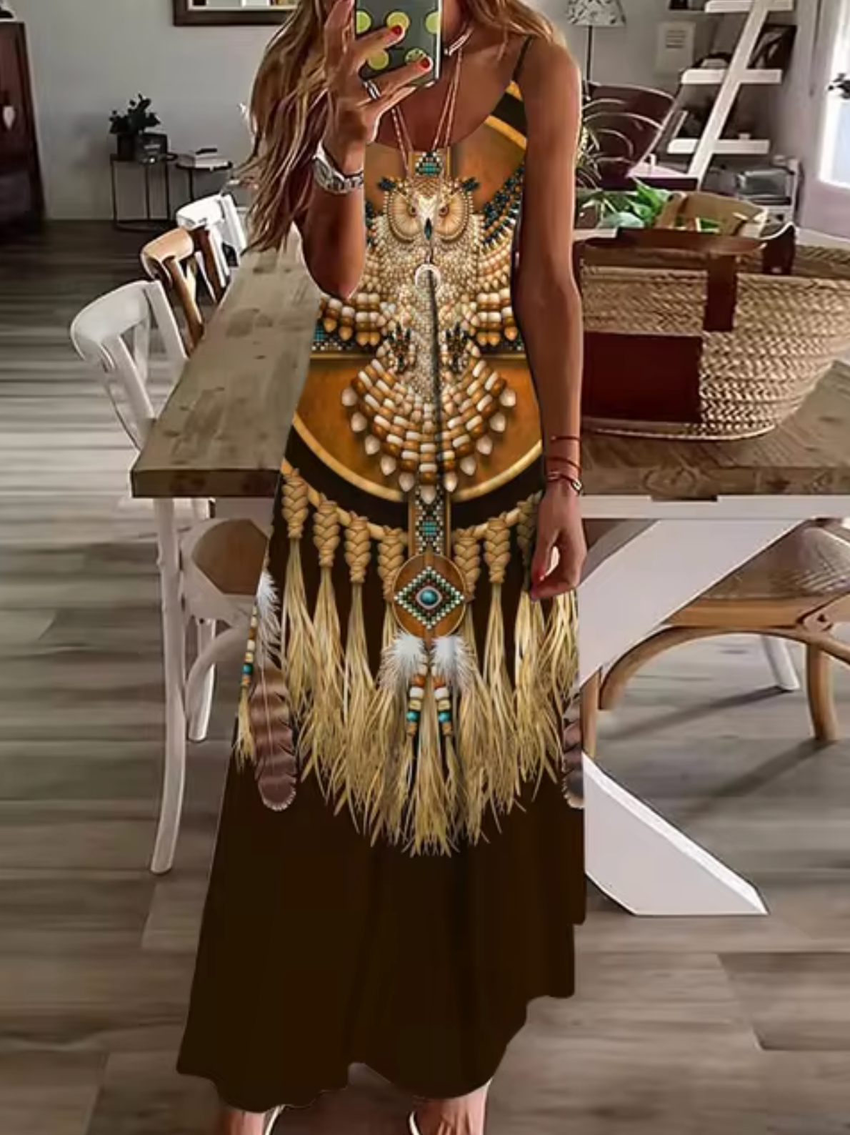 Brina Premium Classic Bohemian Maxi Dresses Statement Occasion Edit