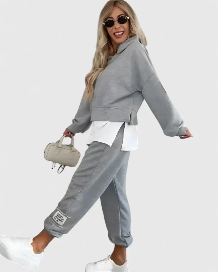 Hooded Sweatshirt and Jogger Two Piece Set