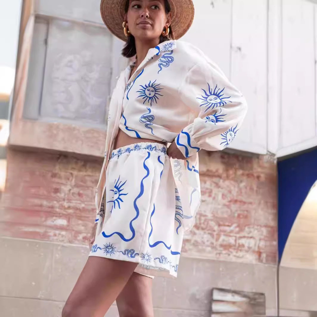 Salty Shores Co-ord - White