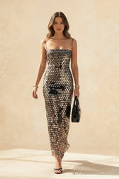 Sequin Midi Dress