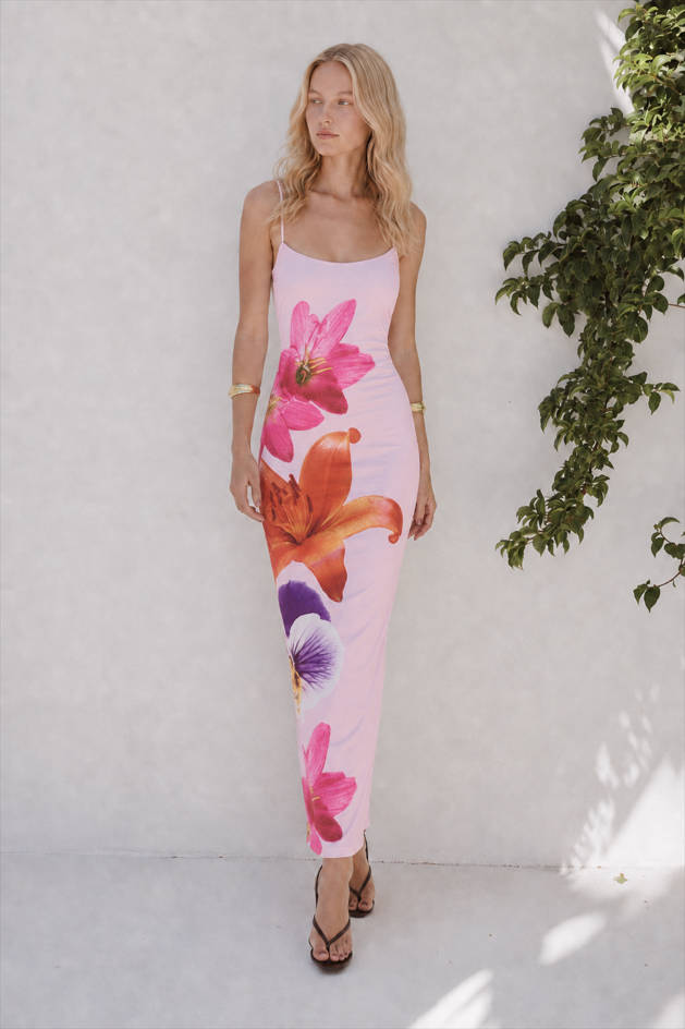 Bodycon Floral Dress