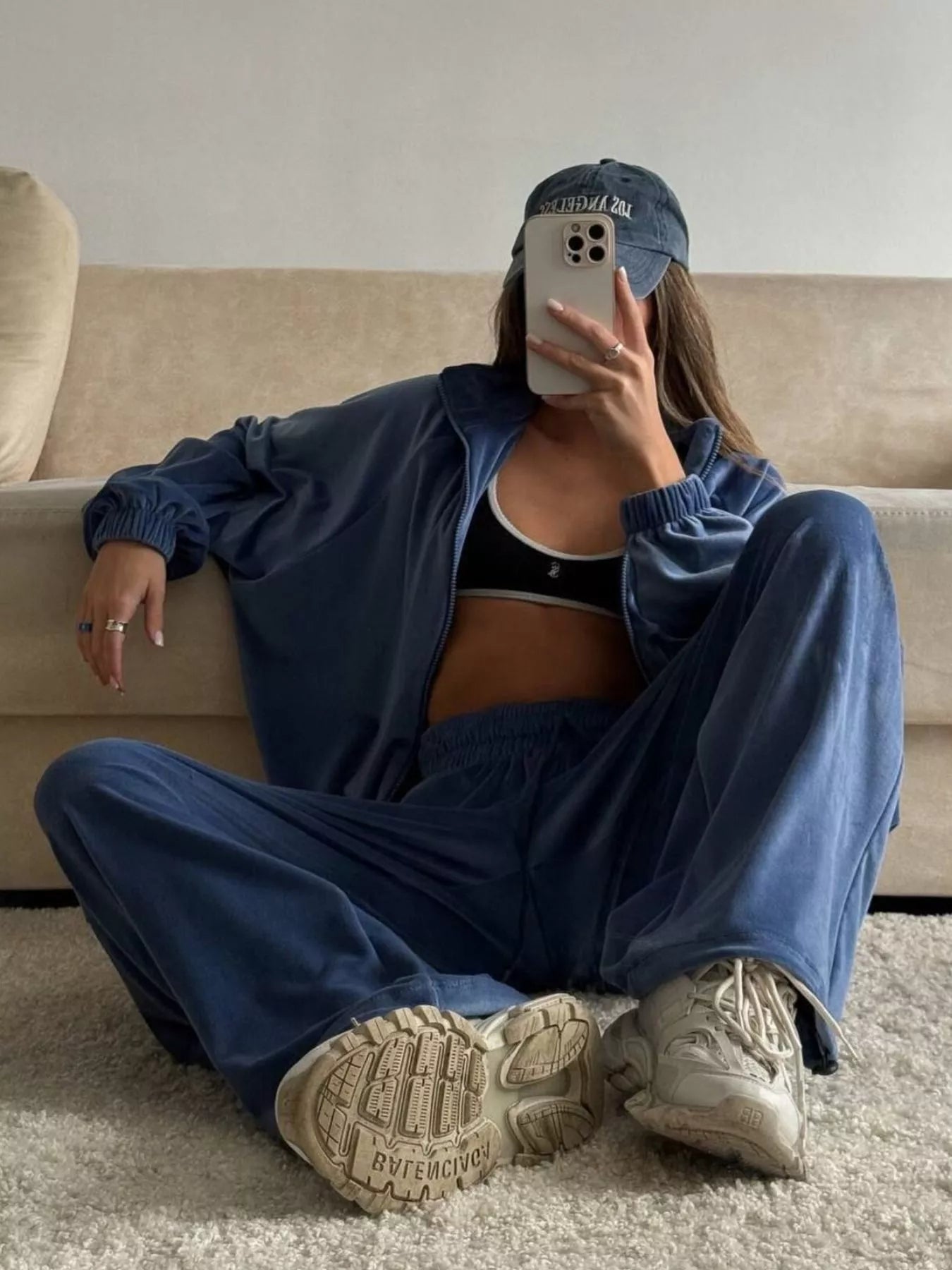 Zip-Up Hoodie and Joggers Set