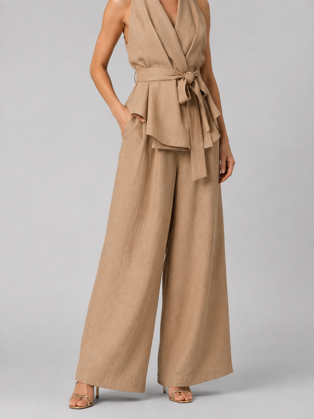 Ava | Wrap Top & Pants Set
