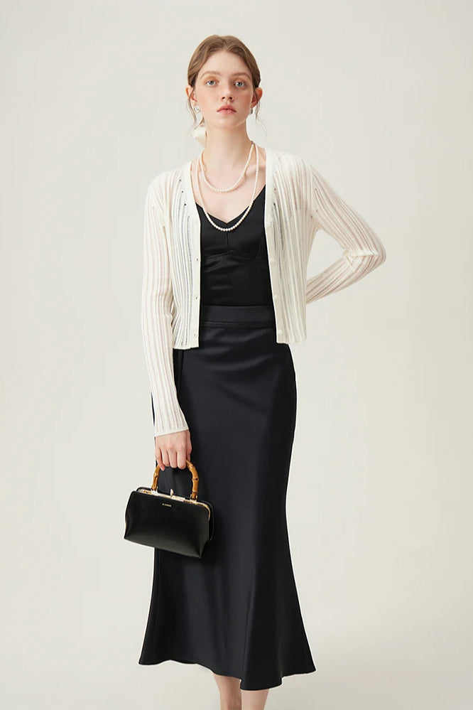 Casual Knit Open Front Cardigan