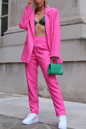 Smart Blazer Pants Office Two Piece Set