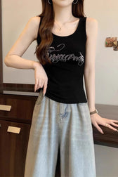 Bodycon Crop Sleeveless Tank Top