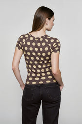 Polka Dot Slim T-shirts