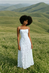 Backless Chiffon Maxi Dress