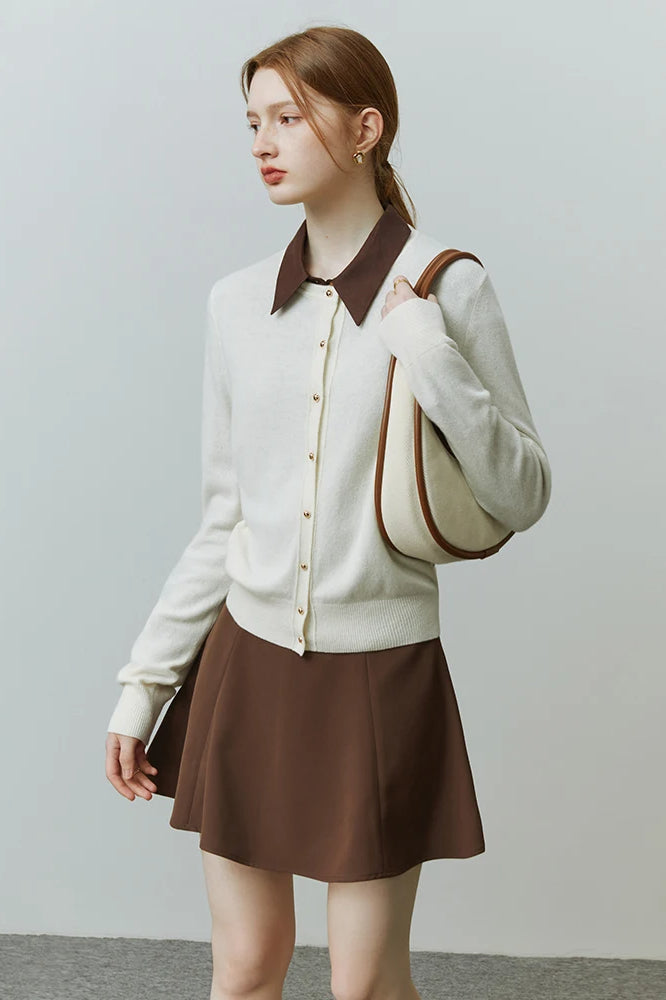 Casual Solid Knit Sweater Cardigan