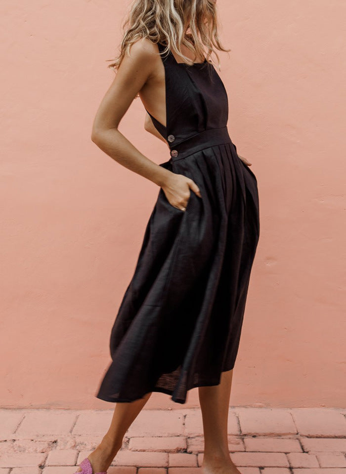 Elevated Melanie Midi Dress Premium Wardrobe Essential