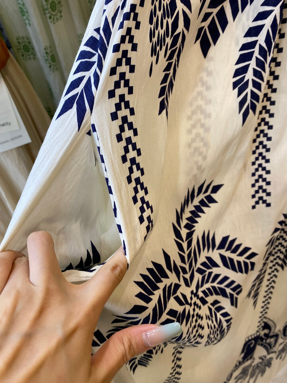Tropical Palm Print Halter Neck Maxi Dress 9