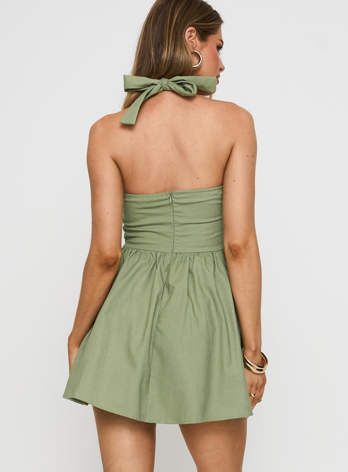 Lyle Mini Dress Sage
