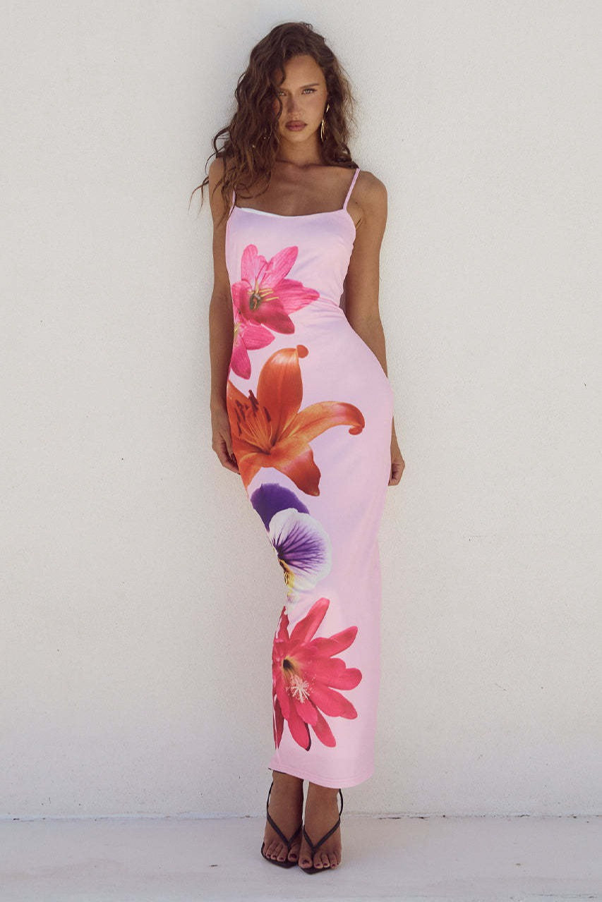Bodycon Floral Dress